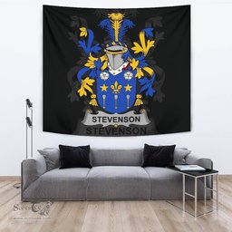 Irish Stevenson Coat of Arms Family Crest Ireland Tapestry Irish Tapestry