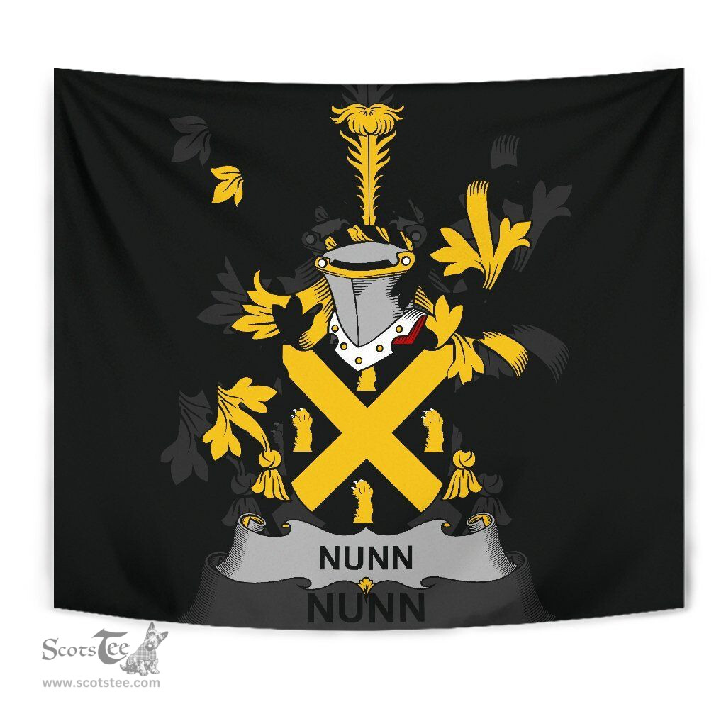 Irish Nunn Coat of Arms Family Crest Ireland Tapestry Irish Tapestry