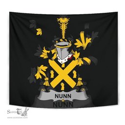 Irish Nunn Coat of Arms Family Crest Ireland Tapestry Irish Tapestry