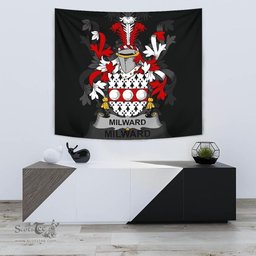 Irish Milward Coat of Arms Family Crest Ireland Tapestry Irish Tapestry