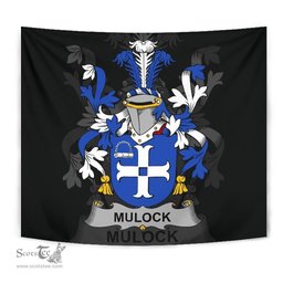 Irish Mulock or Mullock Coat of Arms Family Crest Ireland Tapestry Irish Tapestry