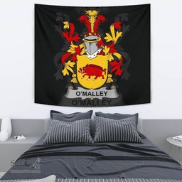 Irish Malley or O'Malley Coat of Arms Family Crest Ireland Tapestry Irish Tapestry