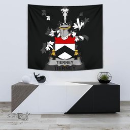 Irish Tierney Coat of Arms Family Crest Ireland Tapestry Irish Tapestry