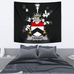 Irish Tierney Coat of Arms Family Crest Ireland Tapestry Irish Tapestry