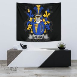Irish Maloney or O'Molony Coat of Arms Family Crest Ireland Tapestry Irish Tapestry