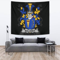 Irish Maloney or O'Molony Coat of Arms Family Crest Ireland Tapestry Irish Tapestry