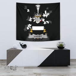 Irish Lucey or O'Lucy Coat of Arms Family Crest Ireland Tapestry Irish Tapestry