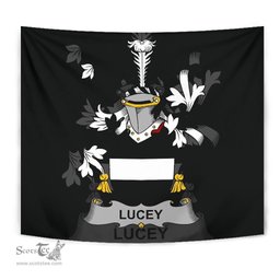 Irish Lucey or O'Lucy Coat of Arms Family Crest Ireland Tapestry Irish Tapestry