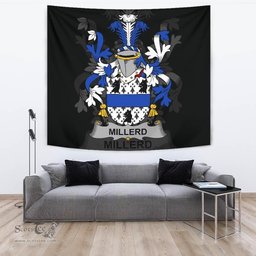 Irish Millerd Coat of Arms Family Crest Ireland Tapestry Irish Tapestry