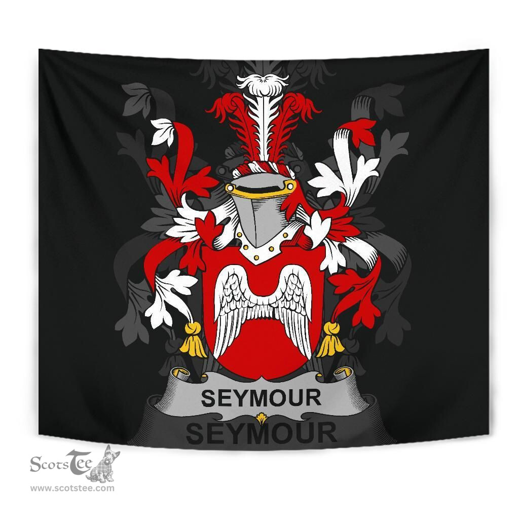 Irish Seymour Coat of Arms Family Crest Ireland Tapestry Irish Tapestry