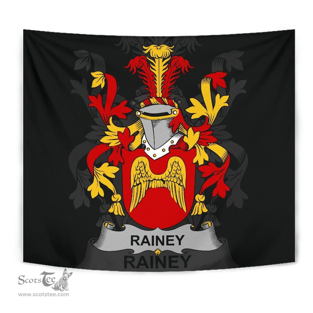 Irish Rainey Coat of Arms Family Crest Ireland Tapestry Irish Tapestry