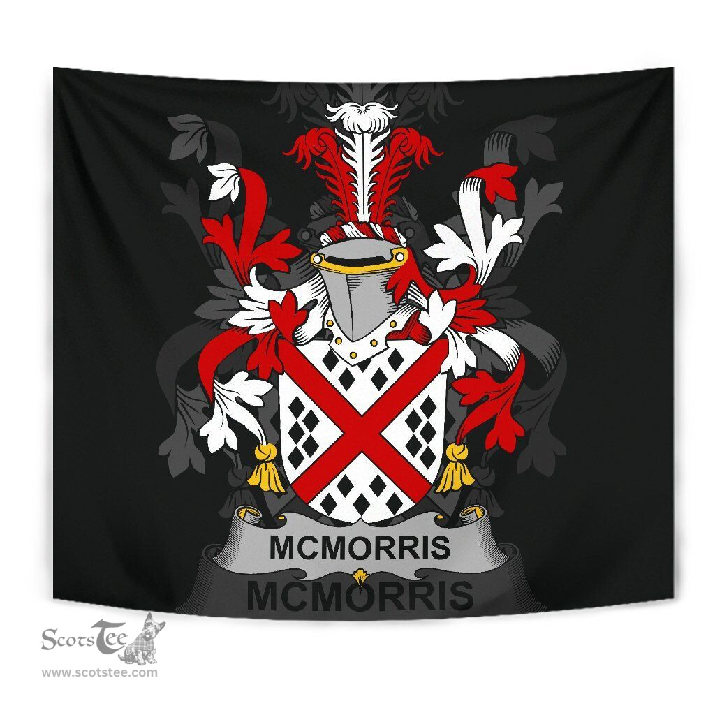 Irish McMorris or McMoresh Coat of Arms Family Crest Ireland Tapestry Irish Tapestry