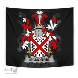 Irish McMorris or McMoresh Coat of Arms Family Crest Ireland Tapestry Irish Tapestry