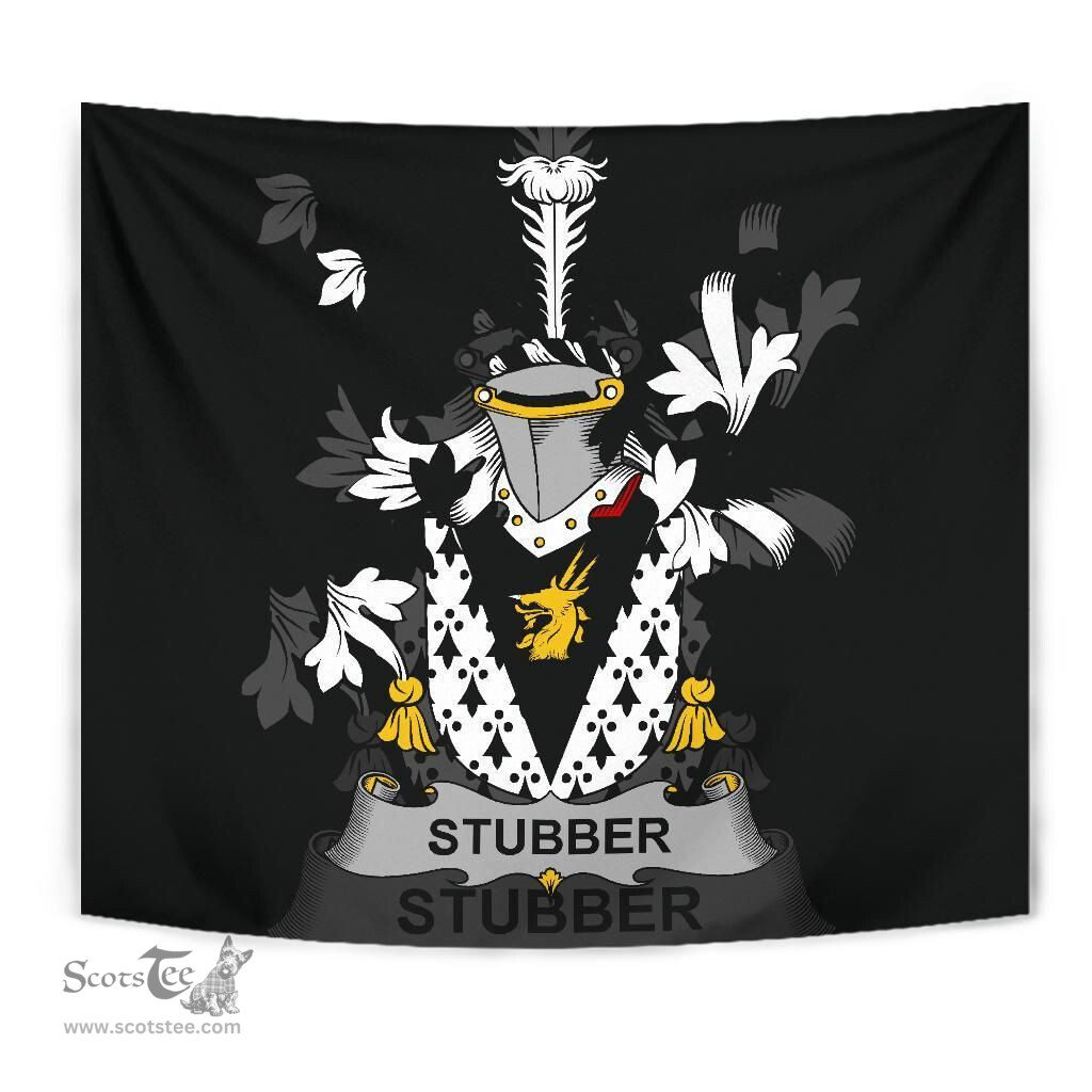 Irish Stubber Coat of Arms Family Crest Ireland Tapestry Irish Tapestry