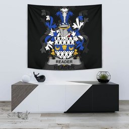 Irish Reader Coat of Arms Family Crest Ireland Tapestry Irish Tapestry