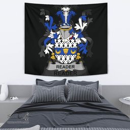 Irish Reader Coat of Arms Family Crest Ireland Tapestry Irish Tapestry