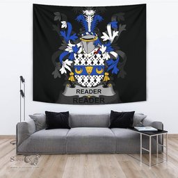Irish Reader Coat of Arms Family Crest Ireland Tapestry Irish Tapestry