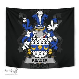 Irish Reader Coat of Arms Family Crest Ireland Tapestry Irish Tapestry