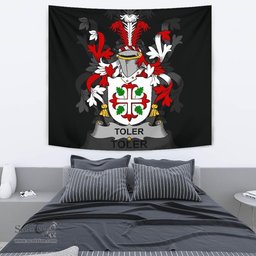 Irish Toler or Toller Coat of Arms Family Crest Ireland Tapestry Irish Tapestry