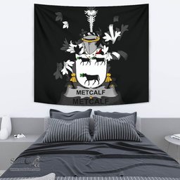 Irish Metcalf or Metcalfe Coat of Arms Family Crest Ireland Tapestry Irish Tapestry