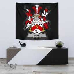 Irish May Coat of Arms Family Crest Ireland Tapestry Irish Tapestry