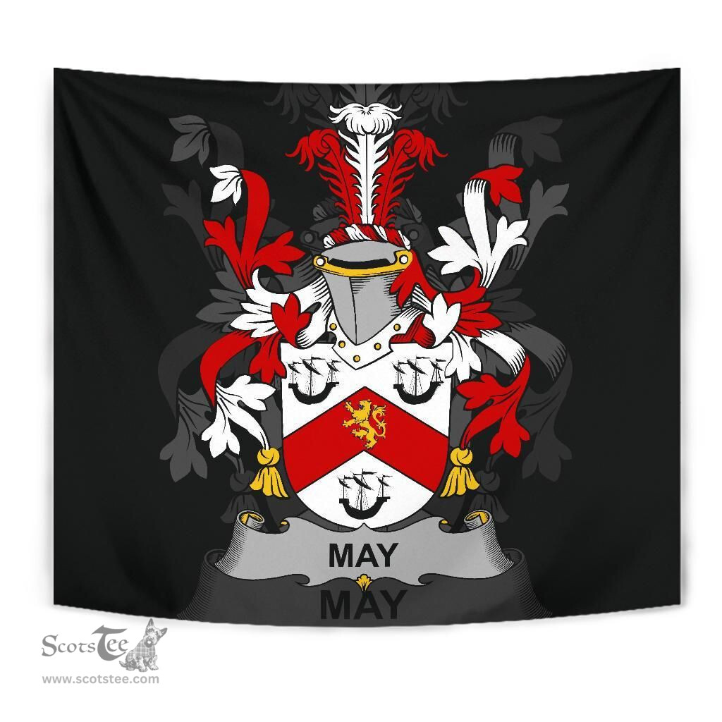 Irish May Coat of Arms Family Crest Ireland Tapestry Irish Tapestry