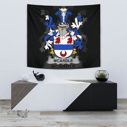 Irish McArdle Coat of Arms Family Crest Ireland Tapestry Irish Tapestry