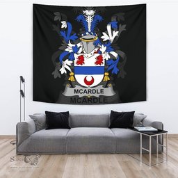 Irish McArdle Coat of Arms Family Crest Ireland Tapestry Irish Tapestry