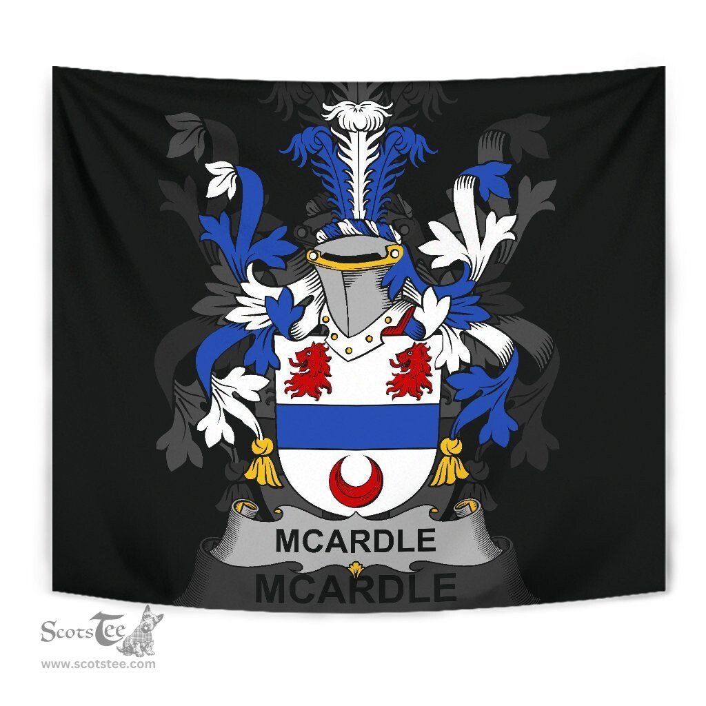 Irish McArdle Coat of Arms Family Crest Ireland Tapestry Irish Tapestry