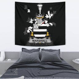 Irish Marshall Coat of Arms Family Crest Ireland Tapestry Irish Tapestry