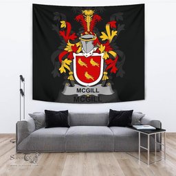 Irish McGill Coat of Arms Family Crest Ireland Tapestry Irish Tapestry