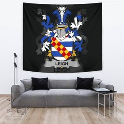 Irish Leigh or McLaeghis Coat of Arms Family Crest Ireland Tapestry Irish Tapestry