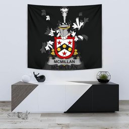 Irish McMillan Coat of Arms Family Crest Ireland Tapestry Irish Tapestry