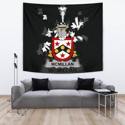 Irish McMillan Coat of Arms Family Crest Ireland Tapestry Irish Tapestry