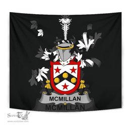 Irish McMillan Coat of Arms Family Crest Ireland Tapestry Irish Tapestry