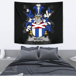 Irish Nevill or Neville Coat of Arms Family Crest Ireland Tapestry Irish Tapestry