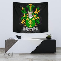 Irish Reynolds or McRannell Coat of Arms Family Crest Ireland Tapestry Irish Tapestry