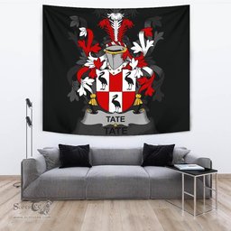 Irish Tate Coat of Arms Family Crest Ireland Tapestry Irish Tapestry