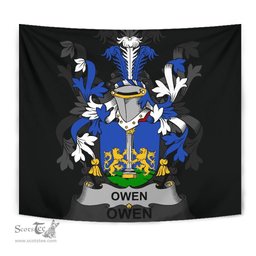 Irish Owen Coat of Arms Family Crest Ireland Tapestry Irish Tapestry