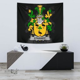 Irish Starkey Coat of Arms Family Crest Ireland Tapestry Irish Tapestry