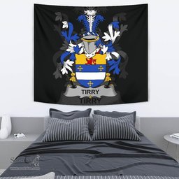 Irish Tirry Coat of Arms Family Crest Ireland Tapestry Irish Tapestry