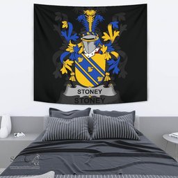 Irish Stoney Coat of Arms Family Crest Ireland Tapestry Irish Tapestry