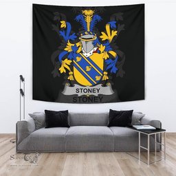 Irish Stoney Coat of Arms Family Crest Ireland Tapestry Irish Tapestry