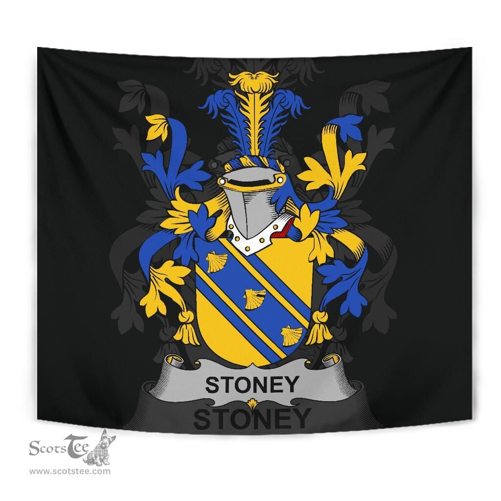 Irish Stoney Coat of Arms Family Crest Ireland Tapestry Irish Tapestry