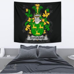 Irish Rotheram Coat of Arms Family Crest Ireland Tapestry Irish Tapestry