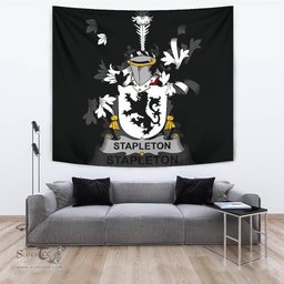 Irish Stapleton Coat of Arms Family Crest Ireland Tapestry Irish Tapestry