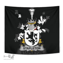 Irish Stapleton Coat of Arms Family Crest Ireland Tapestry Irish Tapestry