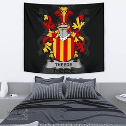 Irish Theede Coat of Arms Family Crest Ireland Tapestry Irish Tapestry