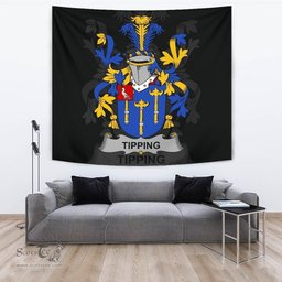 Irish Tipping Coat of Arms Family Crest Ireland Tapestry Irish Tapestry