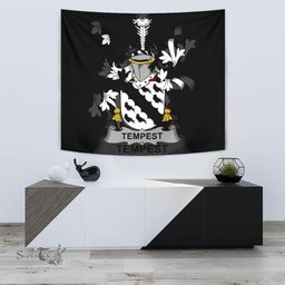 Irish Tempest Coat of Arms Family Crest Ireland Tapestry Irish Tapestry